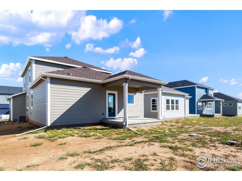 Exterior details and patio area of a home in , Fort Collins (Image 3). Exterior details and patio area of a home in , Fort Collins (Image 3).