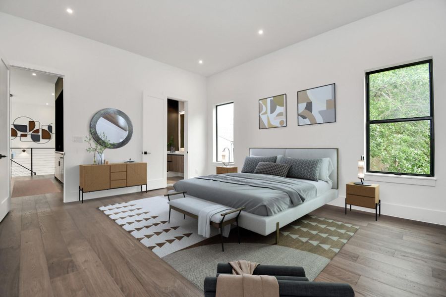 Versatility and comfort in this oversized and captivating bedroom, which offers the flexibility to transform into a media room if desired. Versatility and comfort in this oversized and captivating bedroom, which offers the flexibility to transform into a media room if desired.