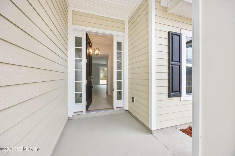 Exterior details and patio area of a home in Weston Woods, Jacksonville (Image 3).