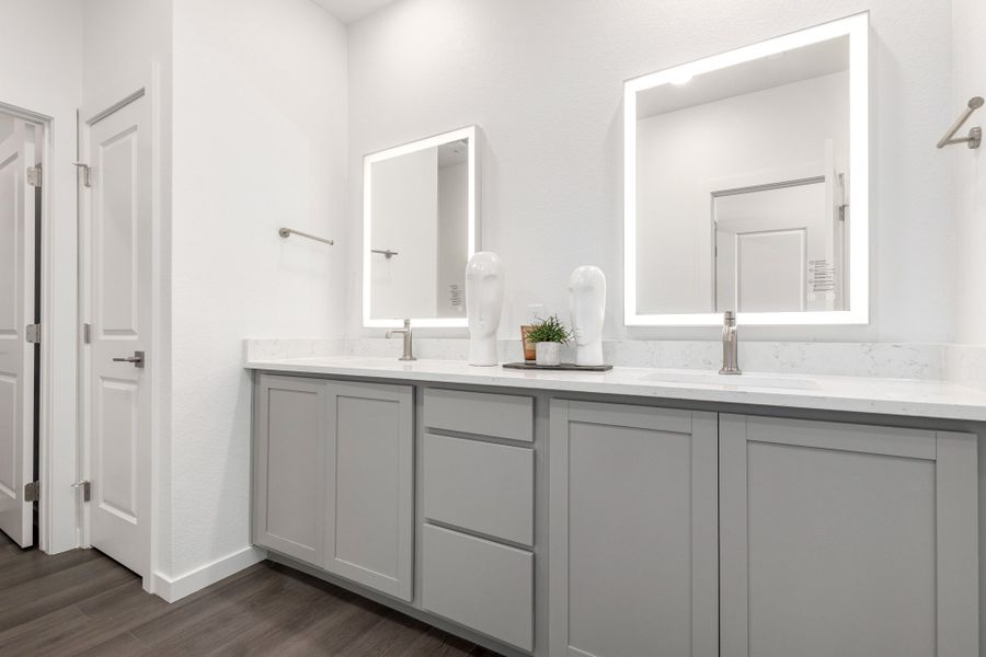 Furnished interior view inside a new home in Gateway Commons, Denver (Image 14). Furnished interior view inside a new home in Gateway Commons, Denver (Image 14).