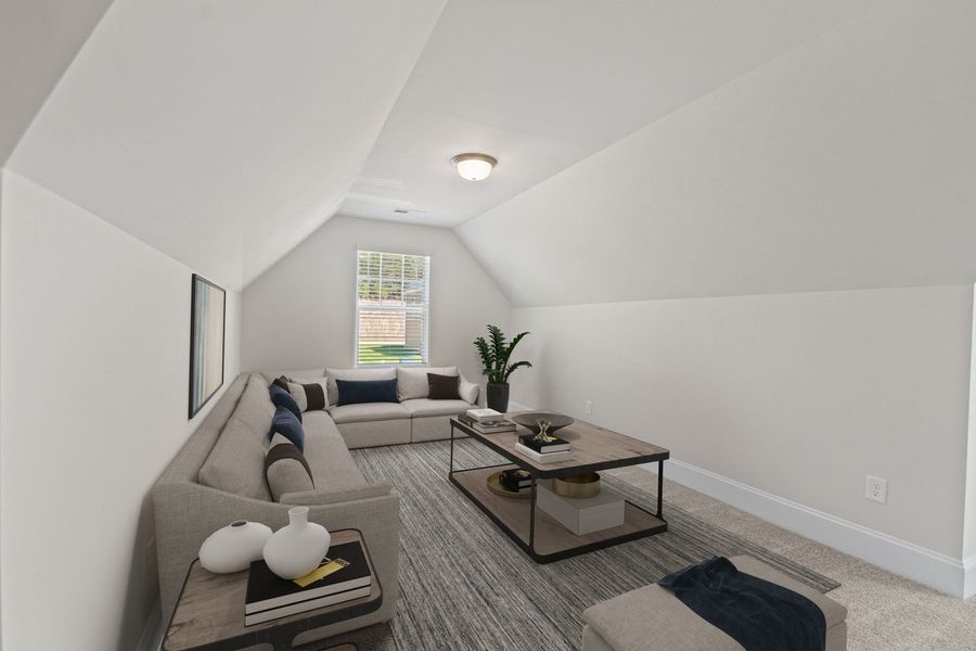Representative furnished interior of a home built from the The Ransford by Stanley Martin Homes in Parkers Summit, Greer (Image 13).