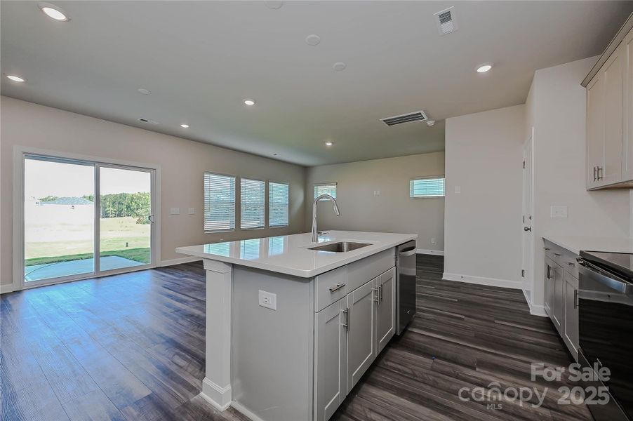 Furnished interior view inside a new home in Walnut Reserve, Conover (Image 2).