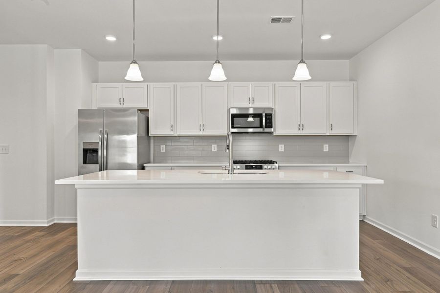 Furnished interior view inside a new home in The Oaks, Clarksville (Image 7).