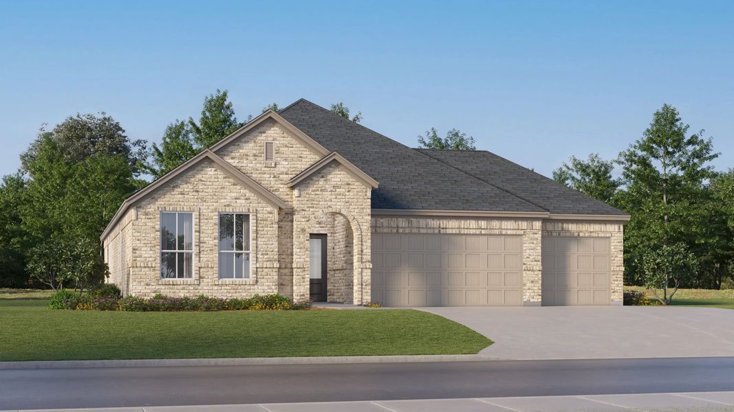 Home exterior render streetview Home exterior render streetview