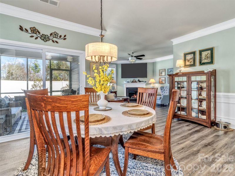Furnished interior view inside a new home in , Hendersonville (Image 30).
