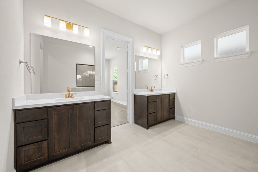 Furnished interior view inside a new home in Bridgewater, Midlothian (Image 13).