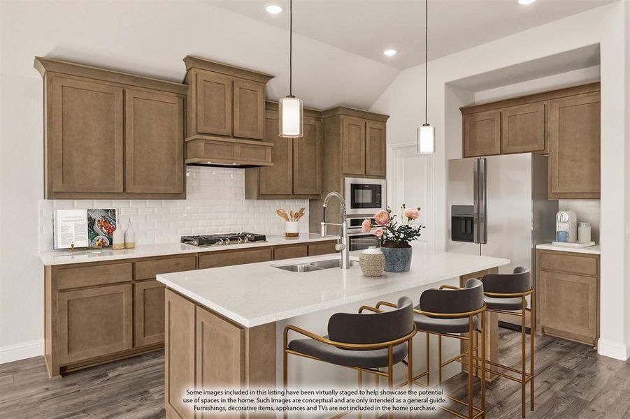 Furnished interior view inside a new home in Hulen Trails Classic 50, Fort Worth (Image 16). Furnished interior view inside a new home in Hulen Trails Classic 50, Fort Worth (Image 16).