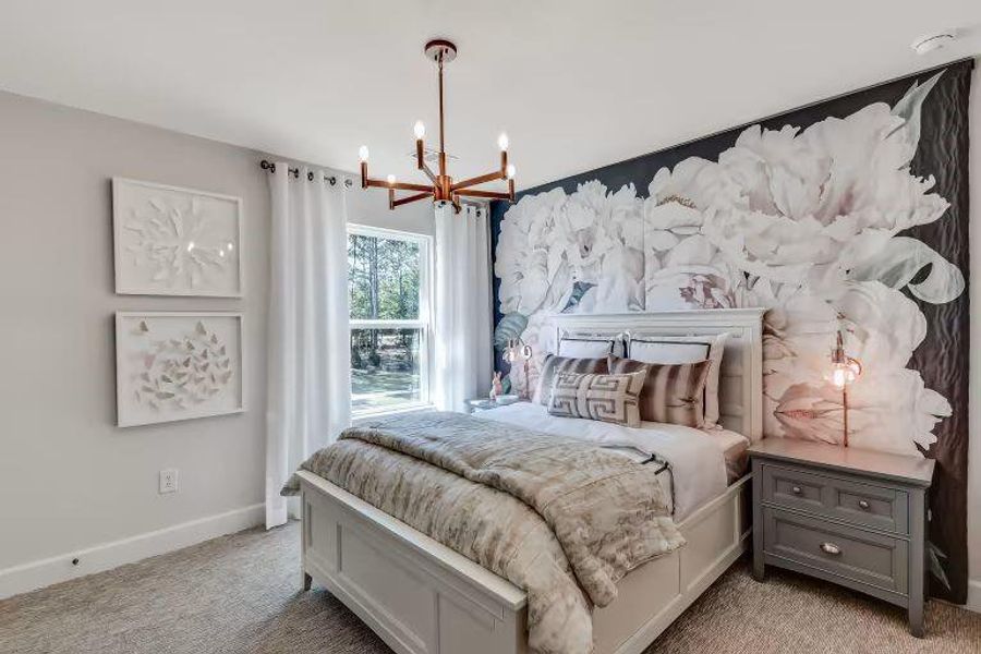 Furnished interior view inside a new home in Riversprings, Dacula (Image 15).