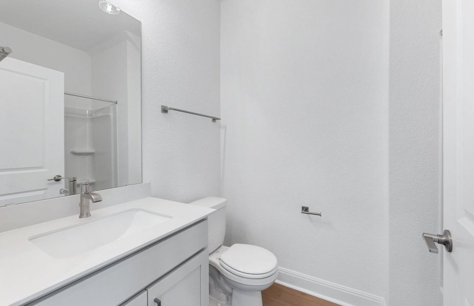 Furnished interior view inside a new home in Saddleback at Santa Rita Ranch, Liberty Hill (Image 10). Furnished interior view inside a new home in Saddleback at Santa Rita Ranch, Liberty Hill (Image 10).