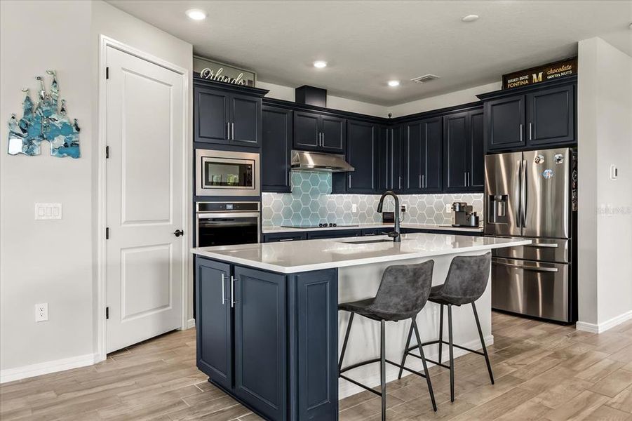 Furnished interior view inside a new home in , Clermont (Image 28). Furnished interior view inside a new home in , Clermont (Image 28).