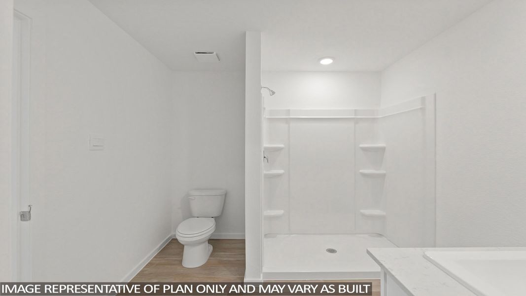 Furnished interior view inside a new home in Lexington Heights, Willis (Image 9).