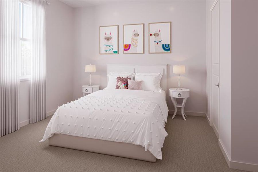 Furnished interior view inside a new home in Spring Branch Townhomes, Smyrna (Image 8).