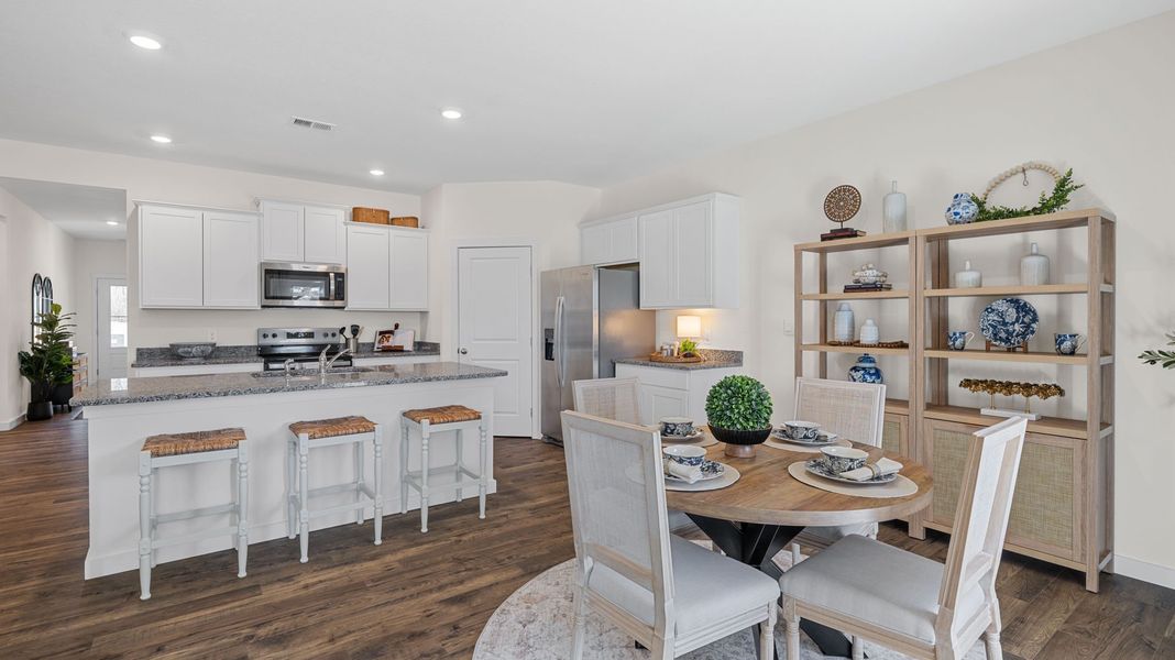 Furnished interior view inside a new home in The Cove at Thrasher Landing, Hixson (Image 22).