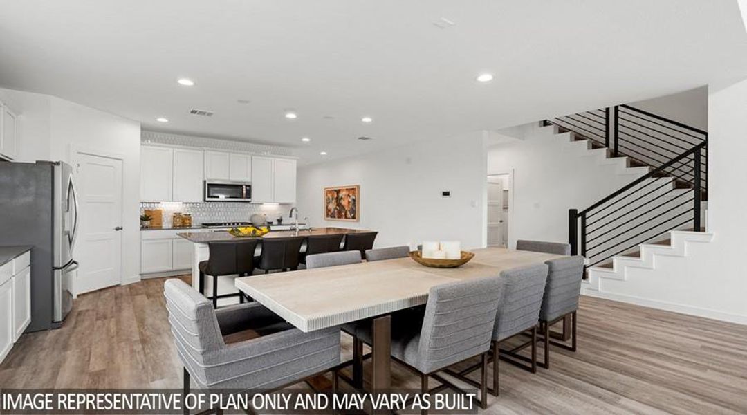 Furnished interior view inside a new home in Mill Creek Estates, Magnolia (Image 7). Furnished interior view inside a new home in Mill Creek Estates, Magnolia (Image 7).