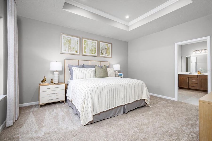 Furnished interior view inside a new home in Hammock Oaks, Lady Lake (Image 8).