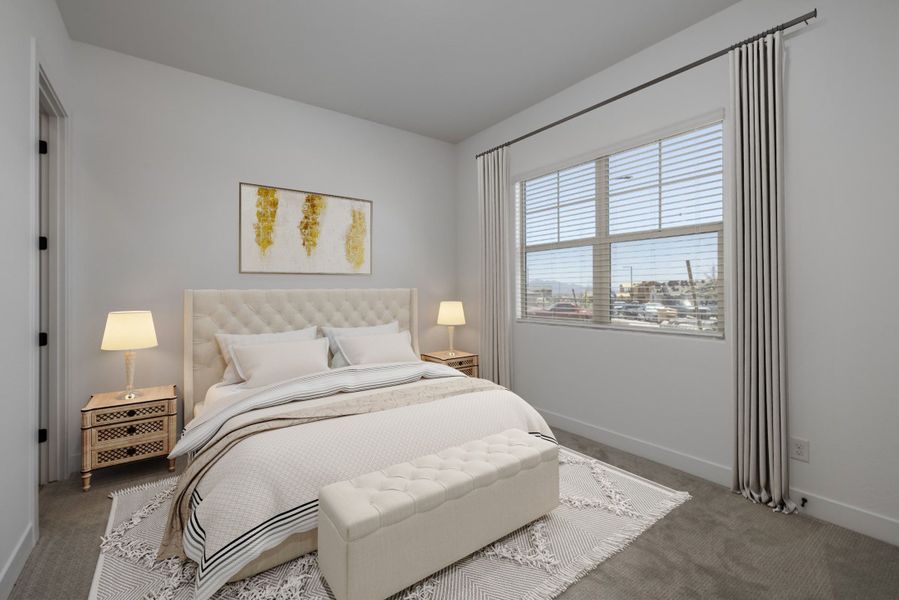 Representative furnished interior of a home built from the Ponderosa by William Ryan Homes in Silver Cross, San Tan Valley (Image 20).