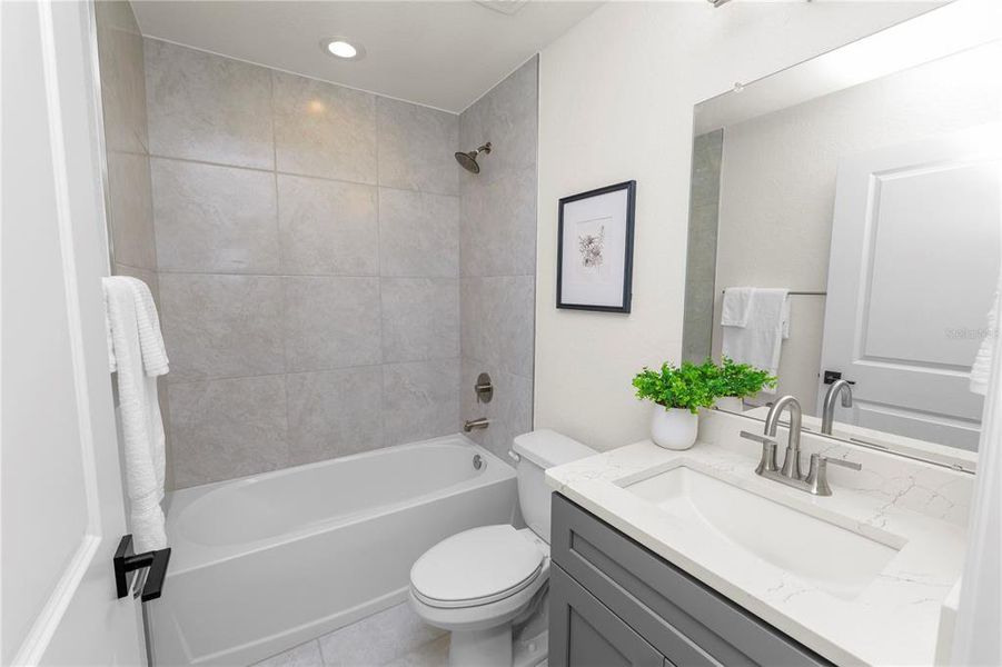 Furnished interior view inside a new home in , Eagle Lake (Image 28).