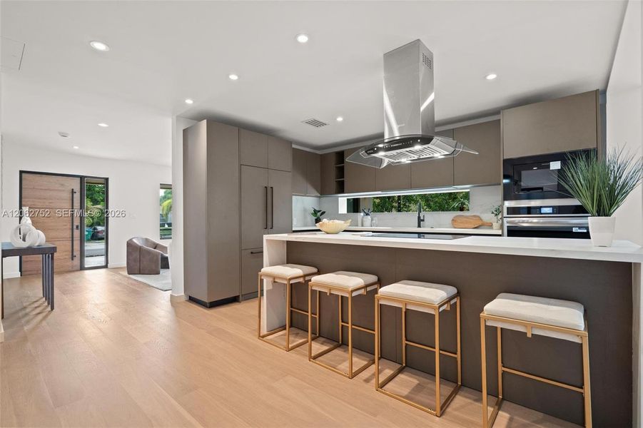 Furnished interior view inside a new home in , Miami (Image 17). Furnished interior view inside a new home in , Miami (Image 17).