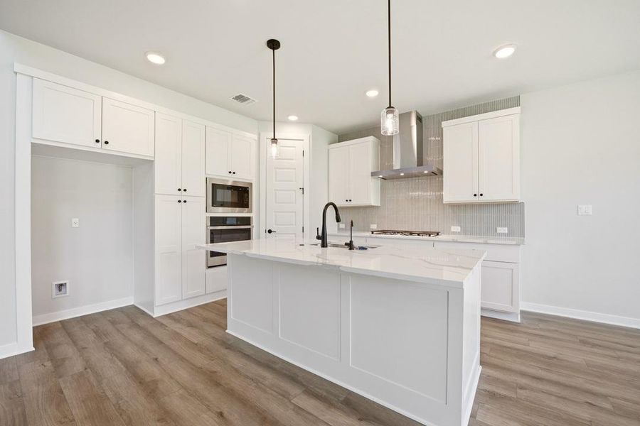 Furnished interior view inside a new home in Heritage, Dripping Springs (Image 8).