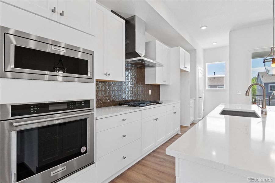 Stainless steel kitchenAid appliances