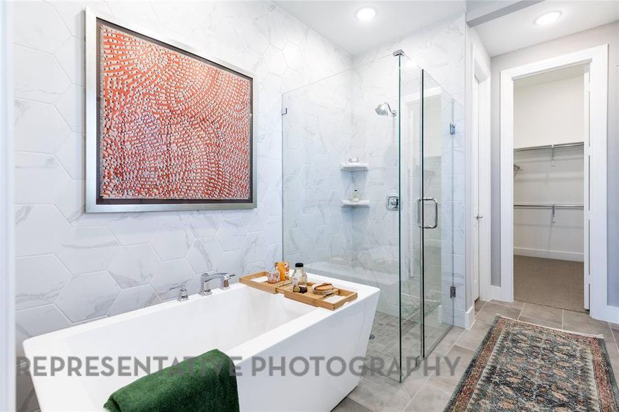 Furnished interior view inside a new home in Tavolo Park, Fort Worth (Image 10).