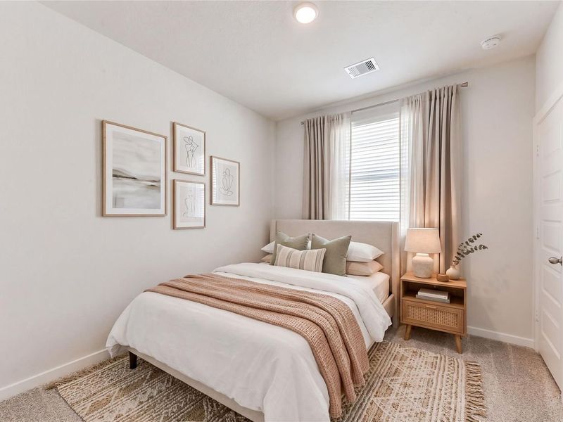 Furnished interior view inside a new home in Liberty Estates, Cleveland (Image 19).