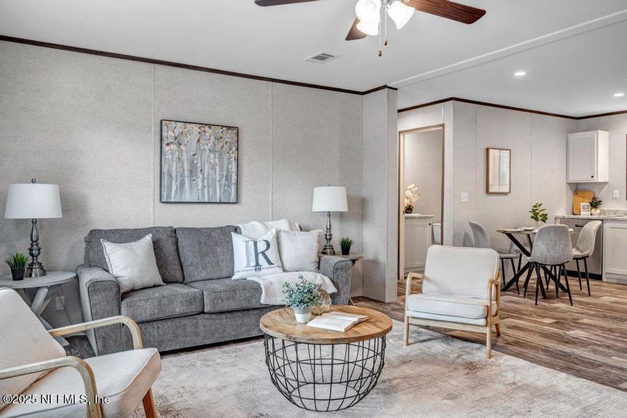 Furnished interior view inside a new home in , Jacksonville (Image 6). Furnished interior view inside a new home in , Jacksonville (Image 6).