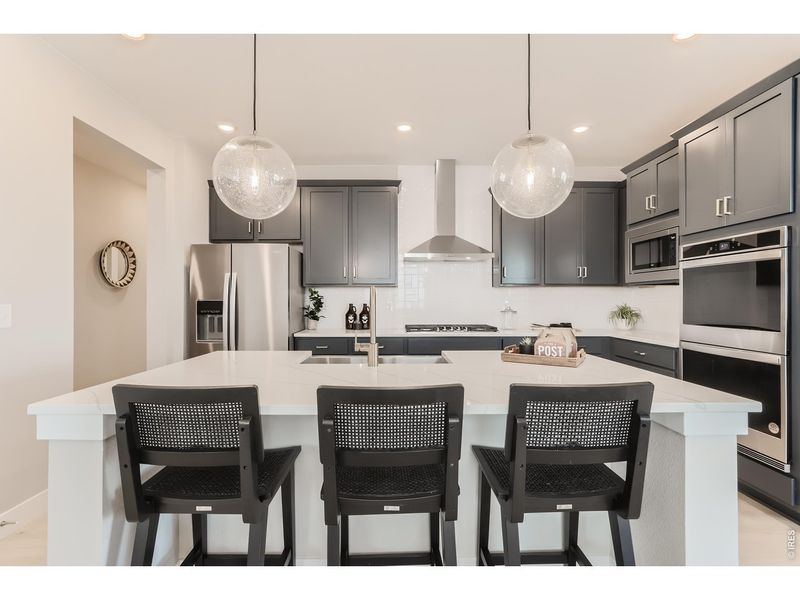 Furnished interior view inside a new home in Country Club Reserve, Fort Collins (Image 19).