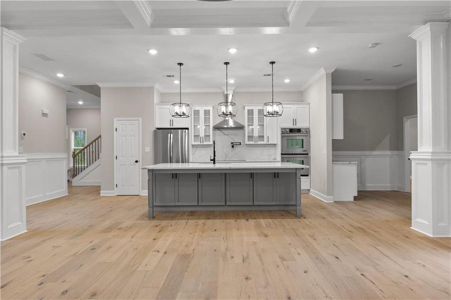 Furnished interior view inside a new home in , Fairburn (Image 8).