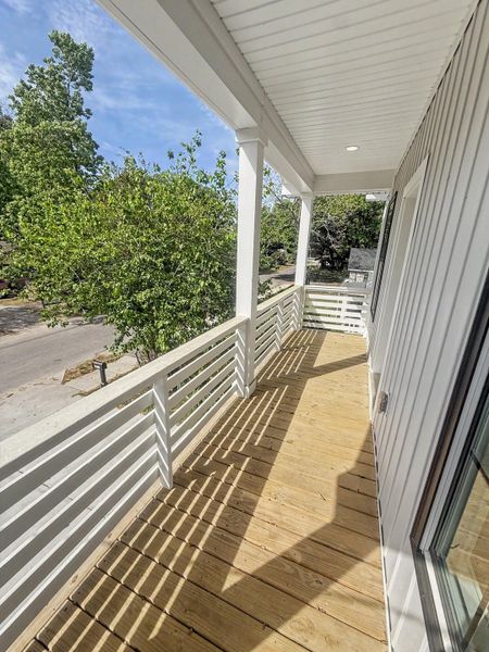 Exterior details and patio area of a home in , North Charleston (Image 28).
