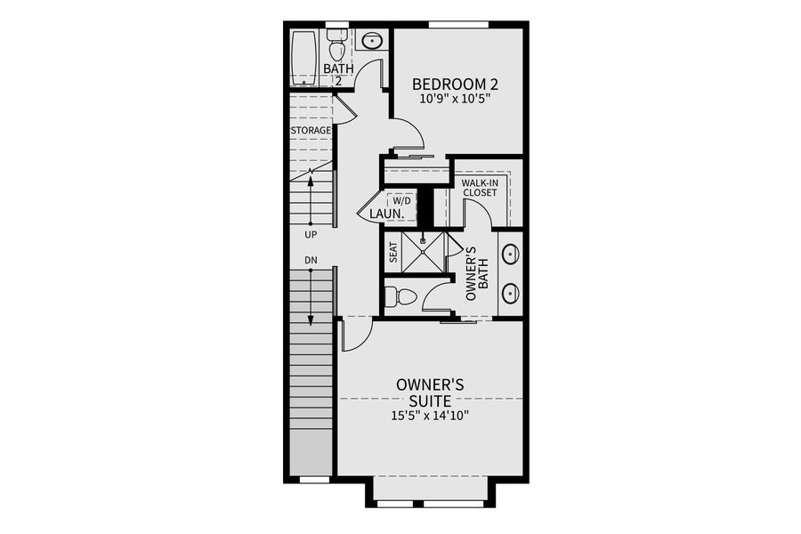 2D floor plan layout of this home in Dillon Pointe - Skyview, Broomfield, CO (Image 7). 2D floor plan layout of this home in Dillon Pointe - Skyview, Broomfield, CO (Image 7).