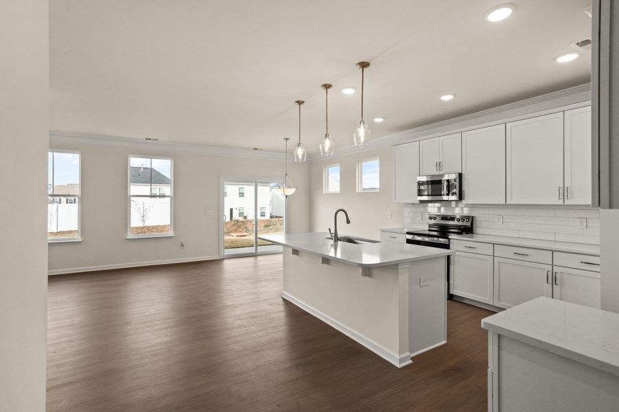 Furnished interior view inside a new home in Harrington, Greenville (Image 7). Furnished interior view inside a new home in Harrington, Greenville (Image 7).