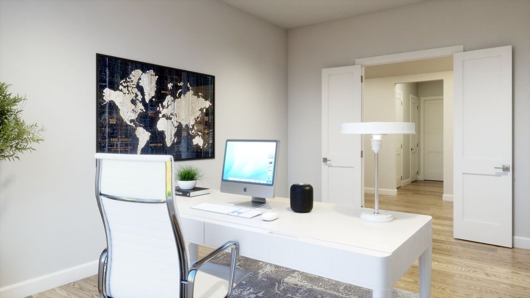 Representative furnished interior of a home built from the Marshall by Olivia Clarke Homes in Chatham Reserve, Providence Village (Image 4). Representative furnished interior of a home built from the Marshall by Olivia Clarke Homes in Chatham Reserve, Providence Village (Image 4).