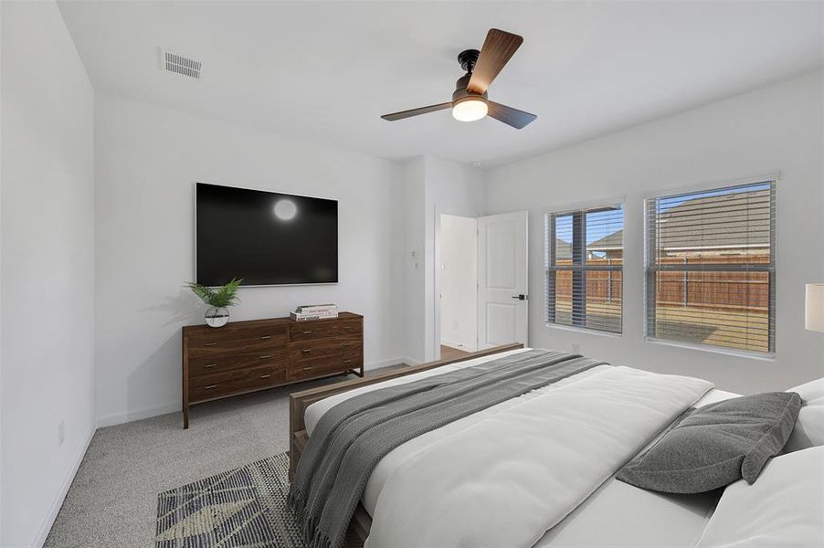 Furnished interior view inside a new home in Rolling Ridge, Van Alstyne (Image 18).