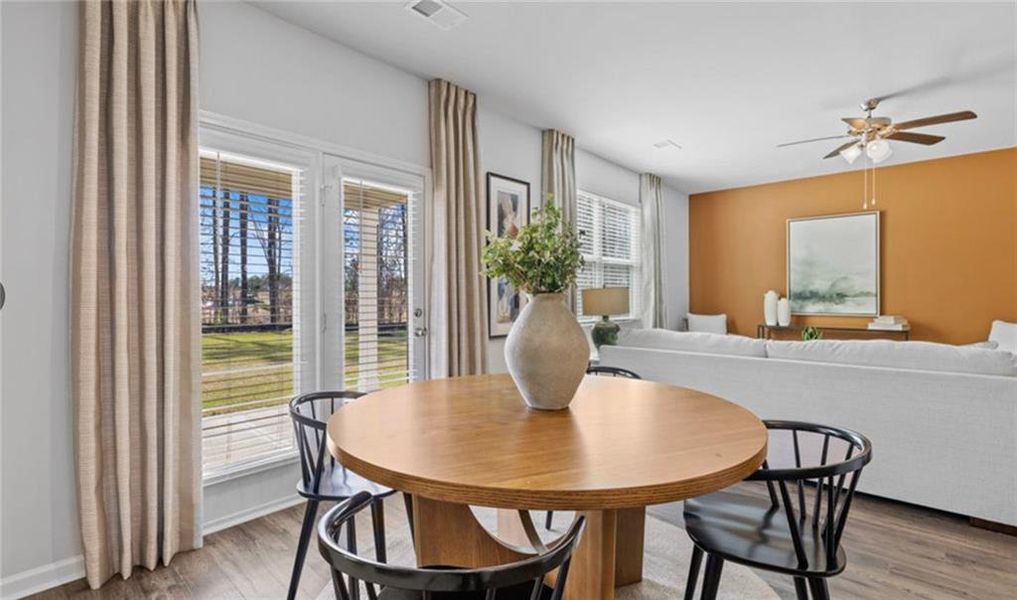 Furnished interior view inside a new home in Twin Lakes, Hoschton (Image 10). Furnished interior view inside a new home in Twin Lakes, Hoschton (Image 10).