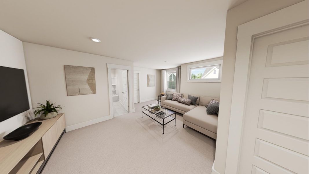 Furnished interior view inside a new home in Havenbrooke, Kernersville (Image 9).