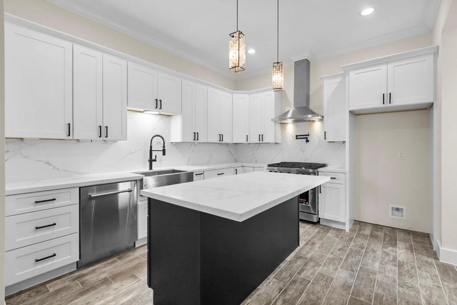 Furnished interior view inside a new home in , Houston (Image 14). Furnished interior view inside a new home in , Houston (Image 14).