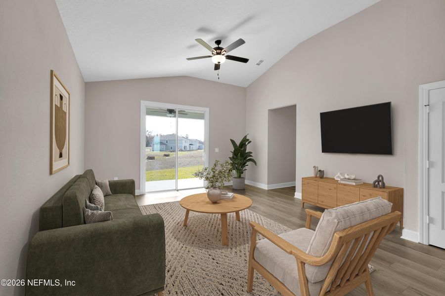 Furnished interior view inside a new home in Jennings Farm, Middleburg (Image 8).