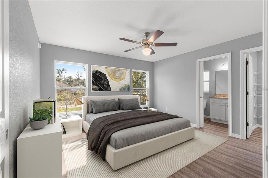 Furnished interior view inside a new home in , Belleview (Image 7).