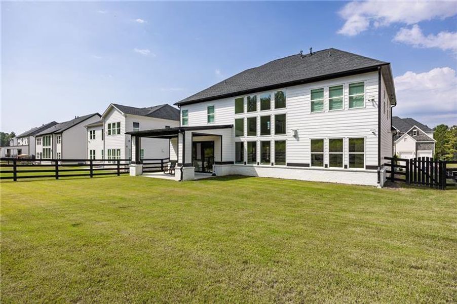 Exterior details and patio area of a home in , Woodstock (Image 28).