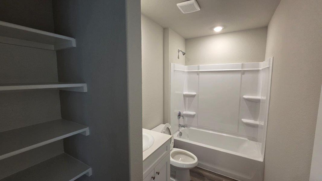 Furnished interior view inside a new home in Lonestar at Liberty Trails, Fort Worth (Image 8).