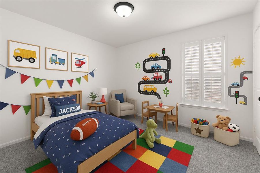 Furnished interior view inside a new home in Churchill 40s, Anna (Image 15). Furnished interior view inside a new home in Churchill 40s, Anna (Image 15).