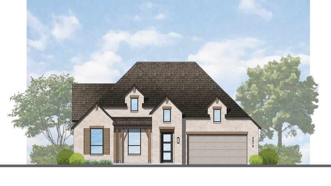 Representative rendering of the exterior for the Appleton Plan by Highland Homes (Image 20). Representative rendering of the exterior for the Appleton Plan by Highland Homes (Image 20).