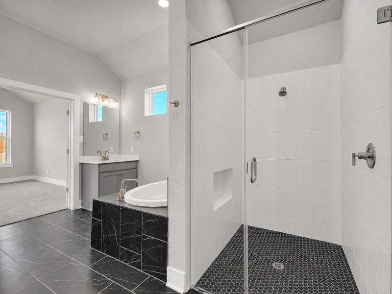 Furnished interior view inside a new home in Parklands Estates, Schertz (Image 8).