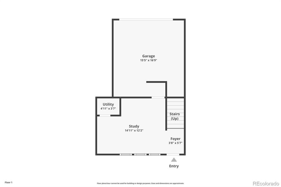 2D floor plan layout of this home in Lyric at RidgeGate, Parker, CO (Image 5).