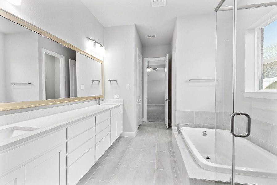 Furnished interior view inside a new home in Riceland 50’ Alley Load Homesites, Mont Belvieu (Image 7).