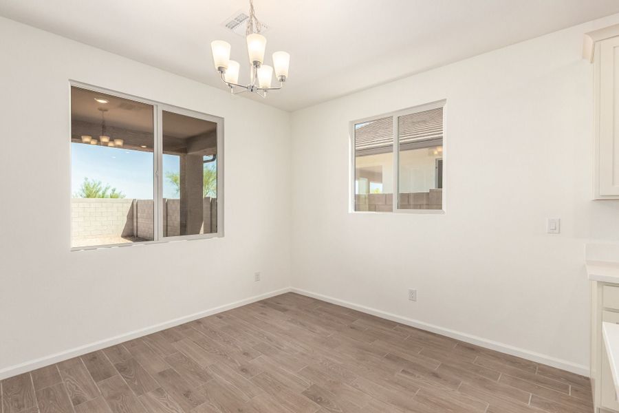 2D floor plan layout of this home in The Views at Rancho Cabrillo, Peoria, AZ (Image 20).