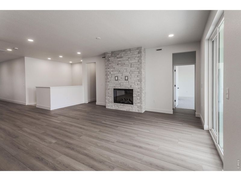 Spacious, unfurnished interior of a new home in Prairie Song Story Collection - Single Family Homes, Windsor (Image 32).