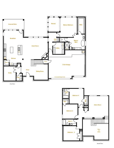 Alessandro Floor Plan in the Highland Estates, San Antonio | Sitterle Homes Alessandro Floor Plan in the Highland Estates, San Antonio | Sitterle Homes