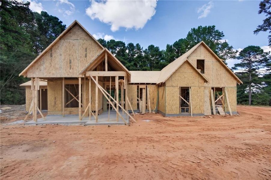 In-progress construction of a new home in , Dallas, GA (Image 49). In-progress construction of a new home in , Dallas, GA (Image 49).
